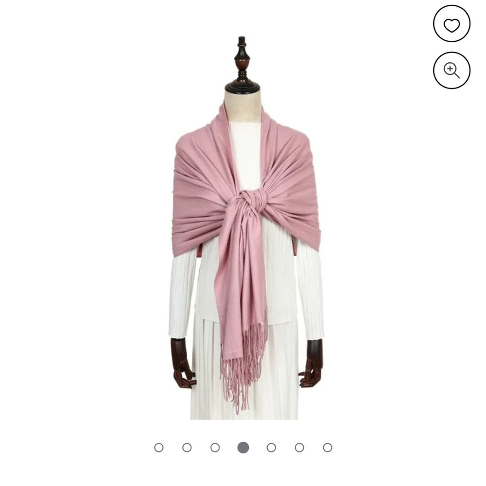 RiiQiichy Pashmina- pink
